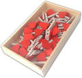 LWR CRAFTS Wooden Mini White Clothespins by LWR+CRAFTS