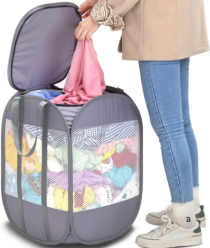 1.5 Loads, Pop-up Laundry Hamper by Fenlosi