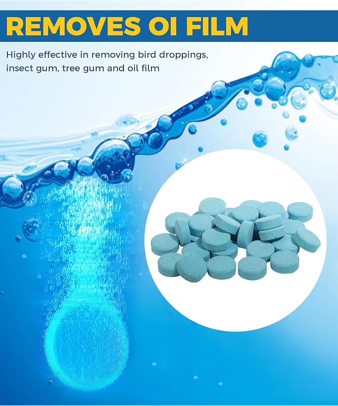 30PCS Windshield Fluid, Windshield Washer Tablets, Car Accessories Washer Fluid - Image 4