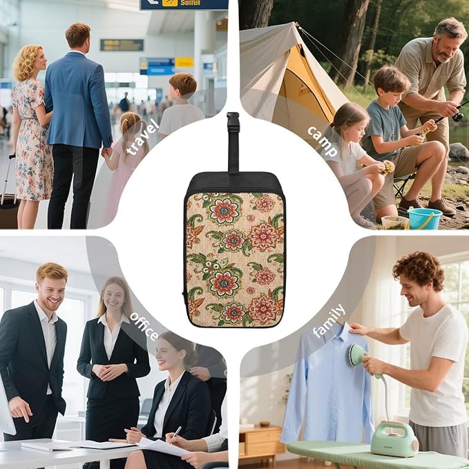 Mandala Steam Iron Cover Bag Printed Polyester Iron Carrying Case - Image 6