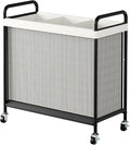 WOWLIVE Laundry Hamper 3 Section, 120L Rolling Laundry Basket by WOWLIVE
