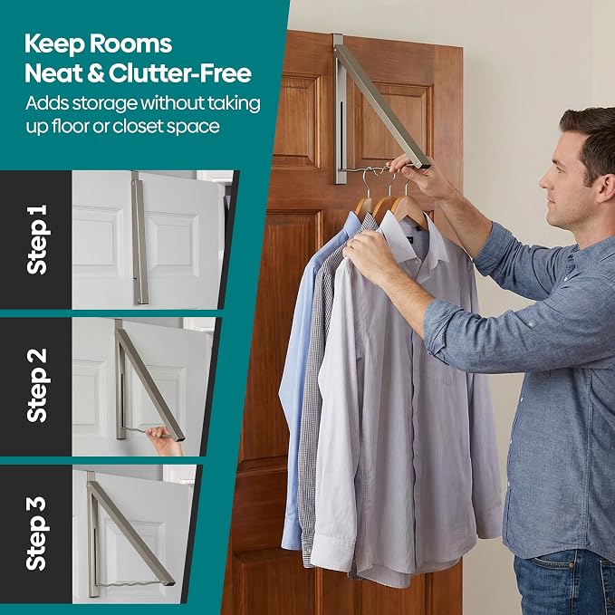 HOLDN’ STORAGE Over The Door Hanger - Image 6