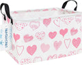 LANGYASHAN Rectangular Storage Bin Collapse Canvas Fabric Cartoon Storage Basket by LANGYASHAN