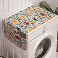 Ambesonne Boho Washing Machine Organizer, Chevrons Strips and Dots by Ambesonne