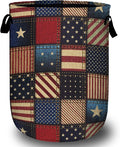 USA Flag Laundry Basket, Foldable Waterproof Laundry Hamper Tote Bag Dirty by Unknown