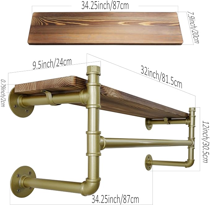 WEBI Wall Mounted Clothes Rack - Image 4