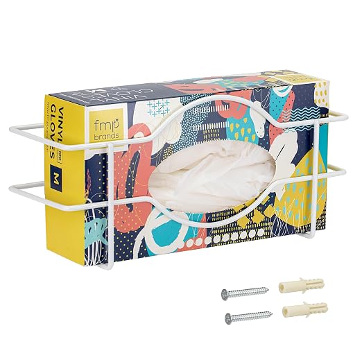 FMP Brands Single Glove Holder for Wall Mount, Wire Rack Disposable Napkin by FMPBrands