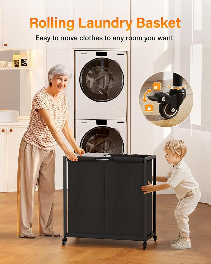 Laundry Sorter 4 Section: Laundry Hamper Basket - Image 4