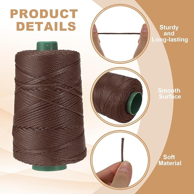 YELARXI Polyester Macrame Cord, 3mm x 219 Yards Polypropylene Macrame Cords - Image 3