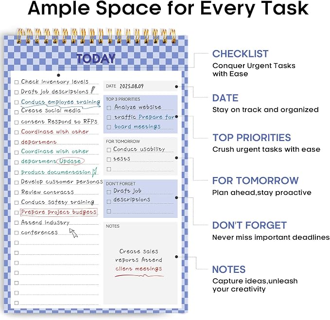 Taja To Do List Notepad - Image 2