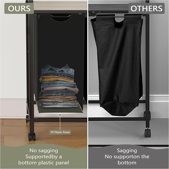 Laundry Hamper, Laundry Basket, Laundry Sorter - Image 5