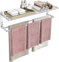 32 in Towel Racks for Bathroom, Bath Towel Shelf by VOTZAAQ