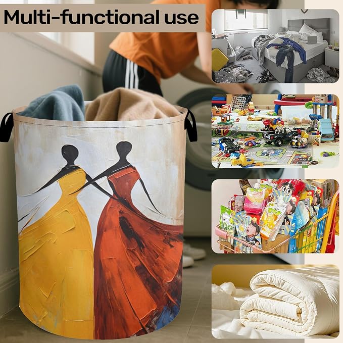 Black Girl Dancing Laundry Basket - Image 6