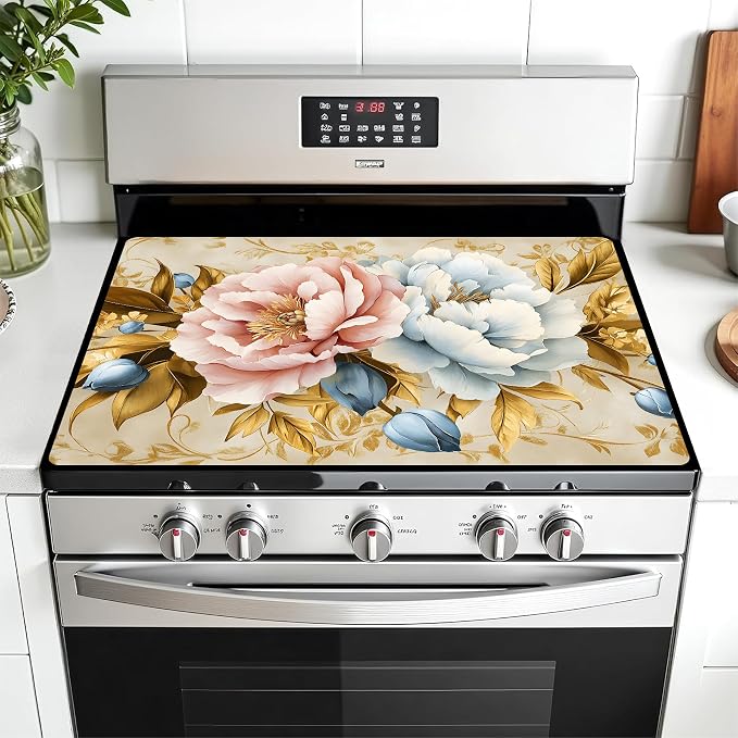 Multi-Design Stove Top Cover for Glass/Electric Stoves by AOHMPT