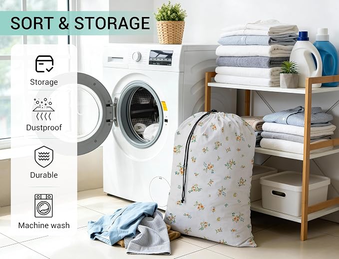ZPECC Bulk Travel Laundry Bag, Extra Large Heavy Duty Laundry Bags 24 Pack - Image 5