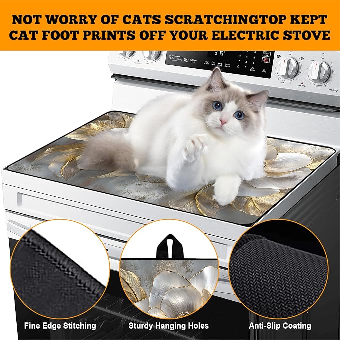 Multi-Design Stove Top Cover for Glass/Electric Stoves - Image 4