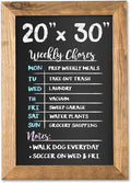 Ilyapa Rustic Wooden Magnetic Kitchen Chalkboard Sign by Ilyapa