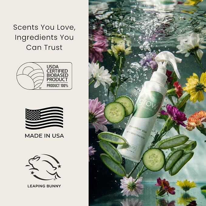Grow Fragrance Certified Non Toxic, 100% Plant Based Fabric and Room Air - Image 3