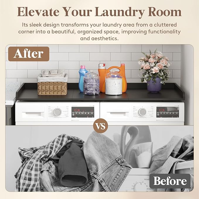 Lifewit Washer Dryer Countertop, Melamine Covers - Image 5