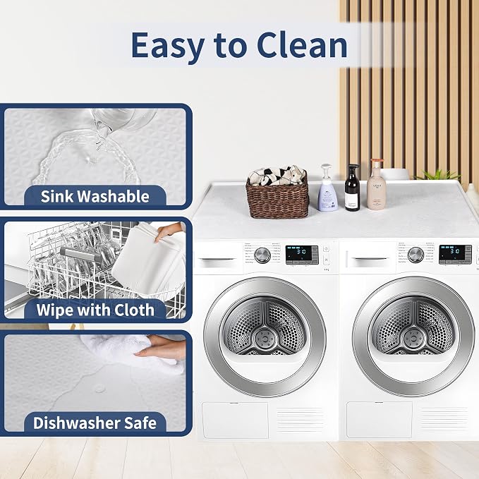 54" x 27.5" Silicone Washer Dryer Countertop Mat - Image 4