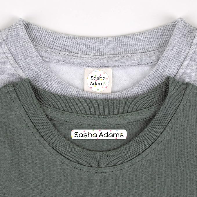 Name Bubbles - Custom Name Tags - Personalized Daycare, & Camp Labels, Iron-On - Image 2