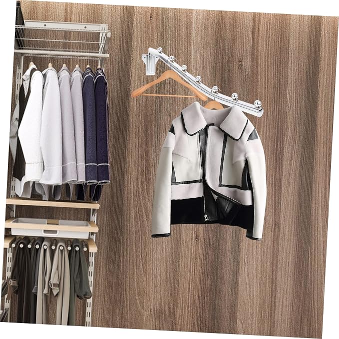 IMIKEYA Rotatable Folding Clothes Hanger Drying Rack - Image 8