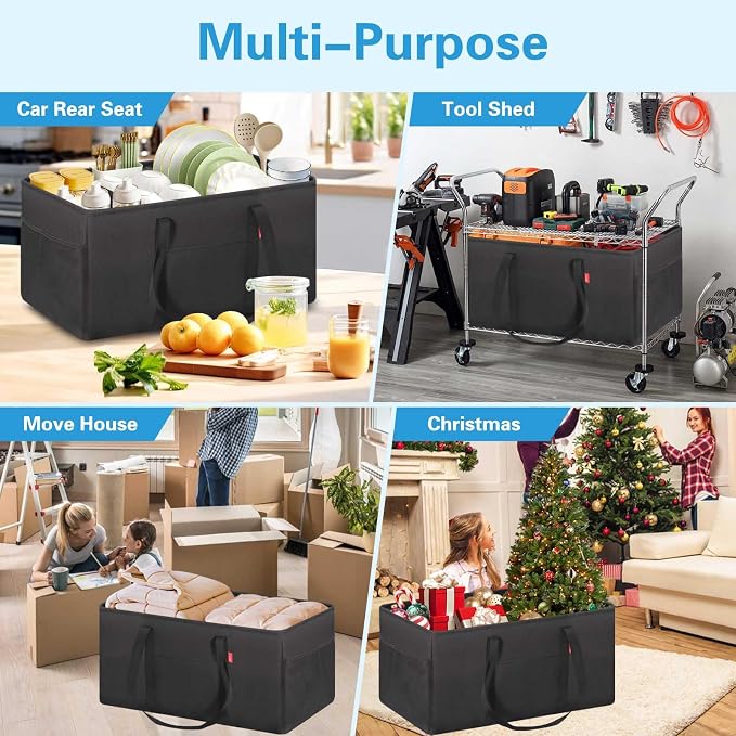 LHZK Standing Extra Large Utility Tote Bag - Image 9