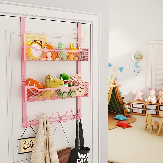 SWTYMIKI Over The Door Hooks Organizer - Image 6