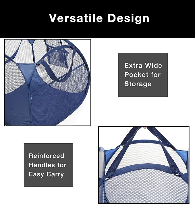 PRO MART INDUSTRIES Pyramid Pop Up Hamper - Image 7
