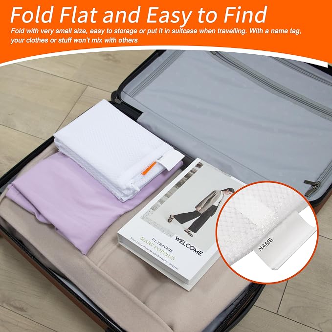 Polecasa Diamond Mesh Laundry Bags, Extra Large Laundry Hamper Liner, Laundry - Image 5