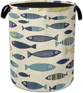 Cute Fish Laundry Basket, Foldable Oxford Cloth Boho Laundry Hamper by Unknown