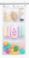 Handy Laundry Shower Curtain Bathroom Organizer -9 Pockets- Perfect by Handy+Laundry