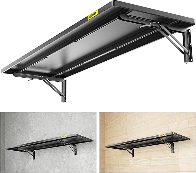 1.3x4ft Adjustable Rail Type Folding Storage Rack Shelf, Suitable by AECXM