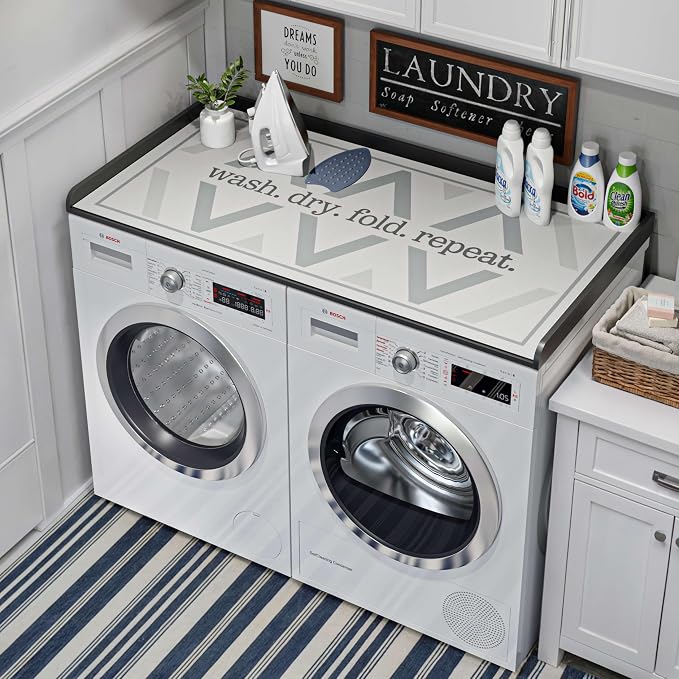 FIMELLO 27.6" x 54" Washer and Dryer Countertop, Laundry Countertop - Image 7