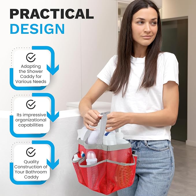 Handy Laundry Mesh Shower Caddy - Image 4