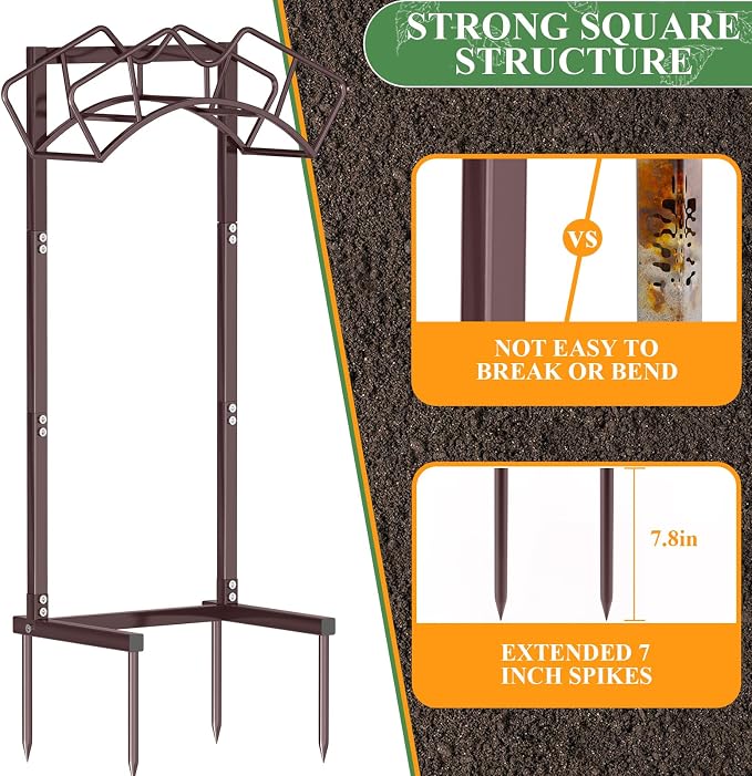 Super Stable Garden Hose Holder, Detachable Water Hose Holders Hose Storage - Image 4
