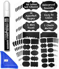 Chalkboard Labels for Jars 98pcs by Kempshott%C2%AE