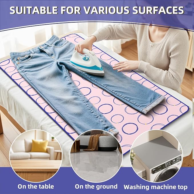 Foldable Ironing Mat, Portable Hanging Ironing Pad - Image 8