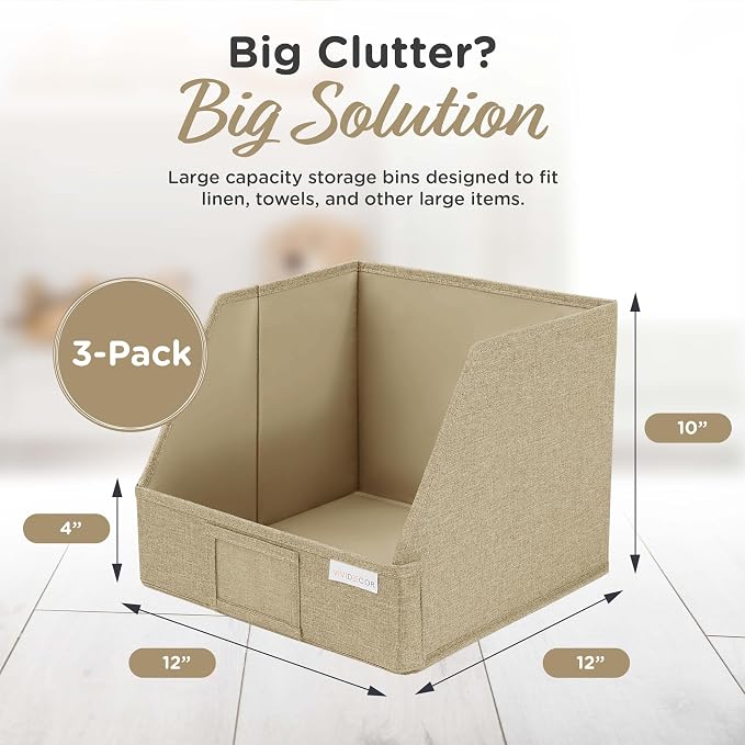 Storage Cubes – 12x12x10 Fabric Baskets - Image 4