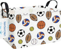 LANGYASHAN Rectangular Storage Bin Collapse Canvas Fabric Cartoon Storage Basket by LANGYASHAN
