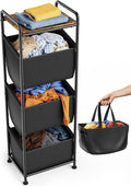 Moforoco Vertical Laundry Sorter 3 Section by MOFOROCO