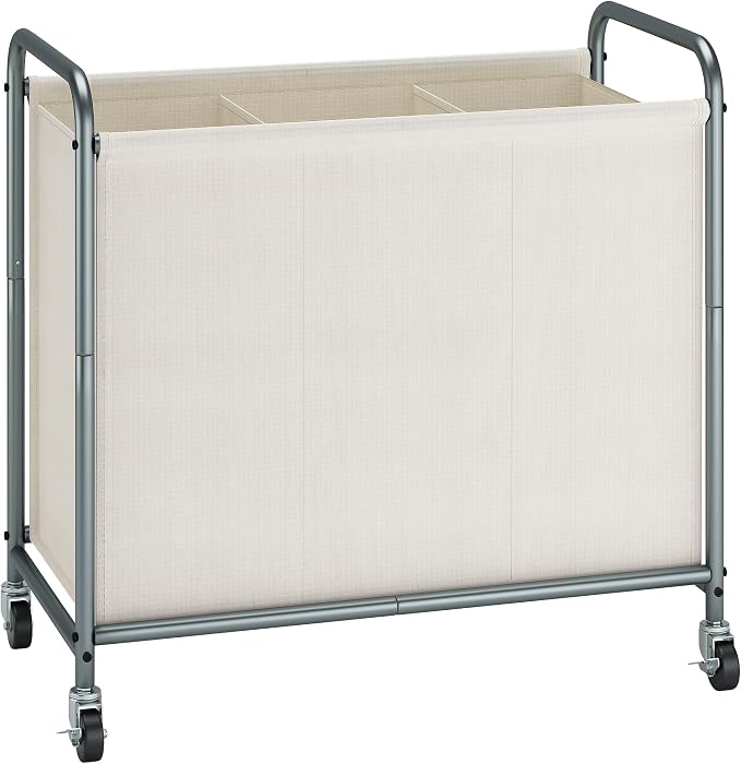 STORAGE MANIAC Rolling Laundry Hamper, 165L Laundry Basket by STORAGEMANIAC