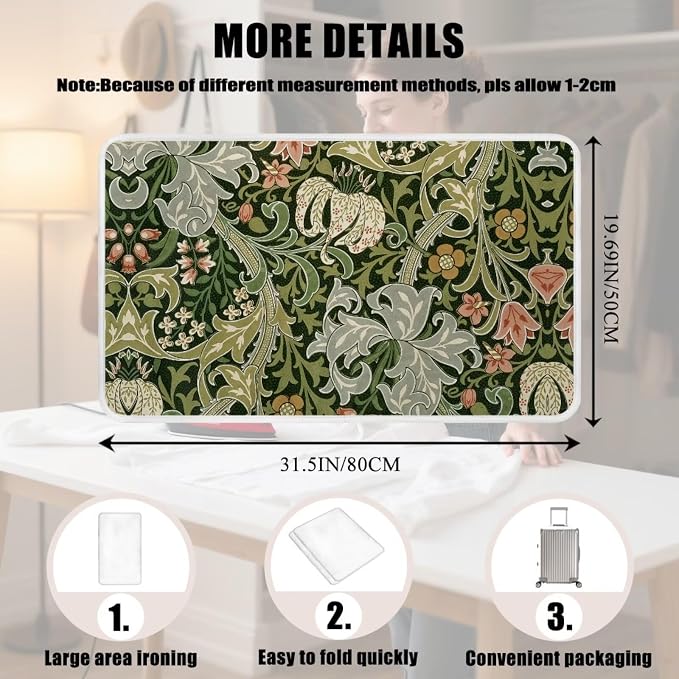 William Morris Pattern Ironing Mat Portable Ironing Pad - Image 5