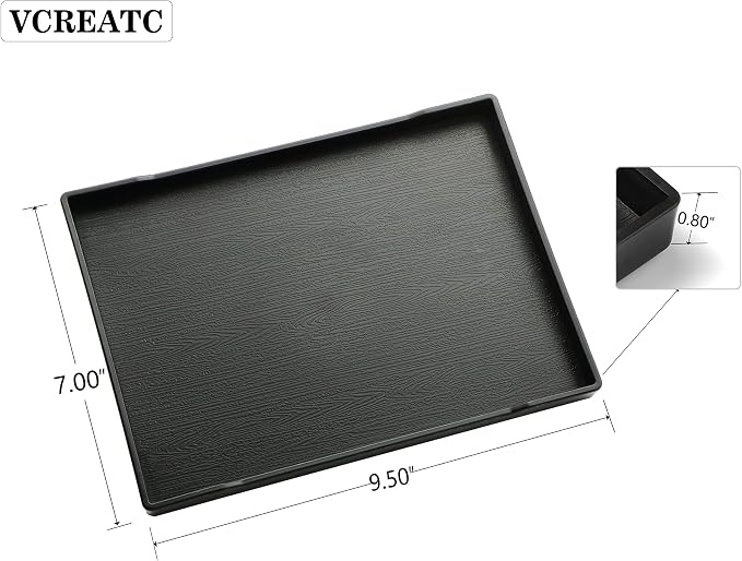 Small Black Serving Tray for Serving Accessory, Perfume and Display Use. - Image 6