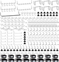 FRIMOONY Peg Board Organizer Accessories, Pegboard Hook Locks, by FRIMOONY