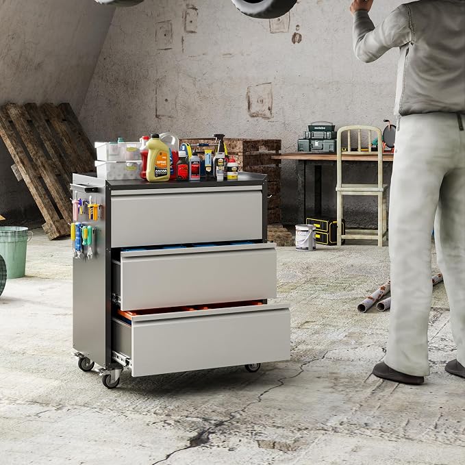 Aobabo Metal Garage Cabinet - Image 7