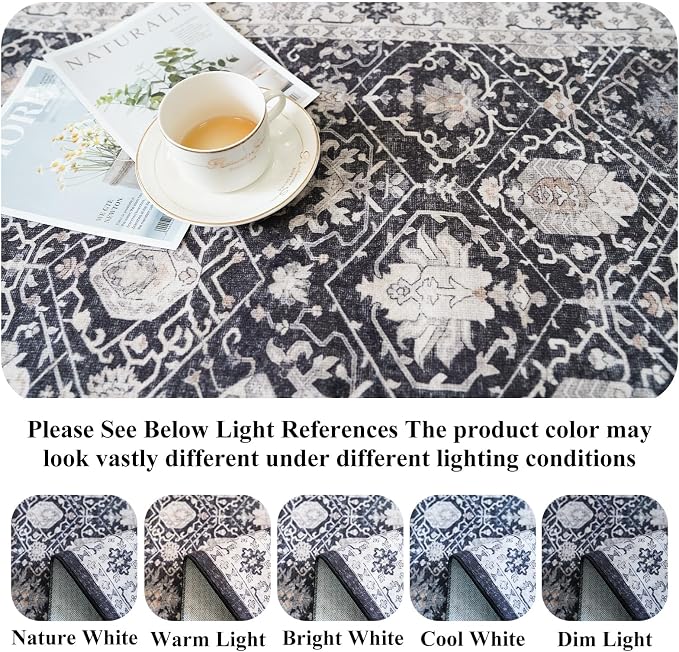 3 Pieces Kitchen Rug Sets: Farmhouse Washable Non-Slip Floor Mat - Image 9