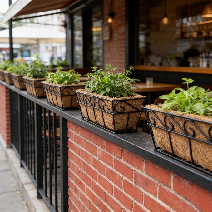 LX7 3 Pack Hanging/Wall-Mounted Planters Baskets - Image 2