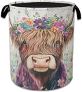 Highland Cow Laundry Basket Collapsible Laundry Hamper Oxford Storage Bin by NSMNSM