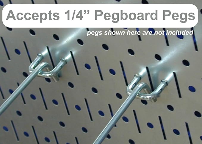 Wall Control Pegboard Organizer 4 ft. Metal Pegboard Standard Tool Storage Kit - Image 3